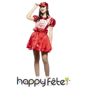 Robe de miss Chupa Chups pour adulte
