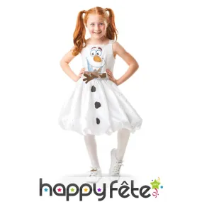 Robe de Olaf pour enfant, La reine des neiges 2