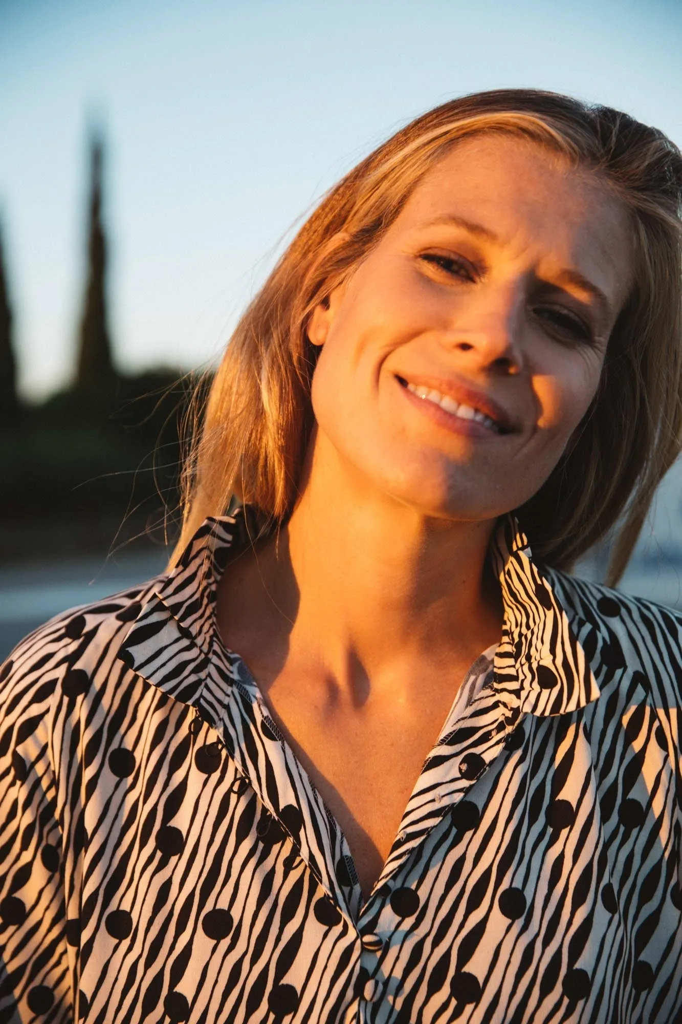 Robe Joyce imprimé zèbre à pois