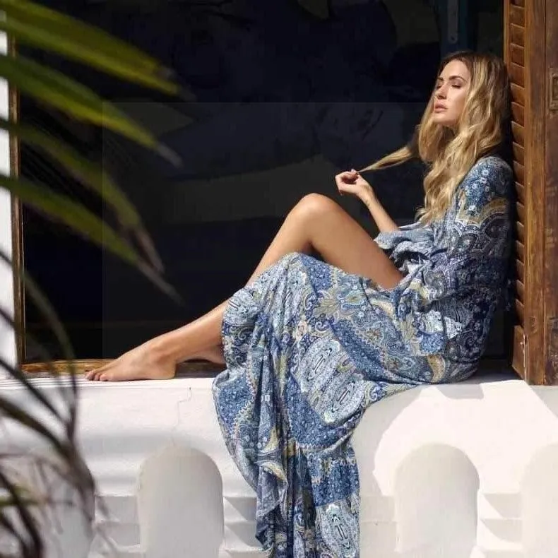 Robe longue boheme chic femme