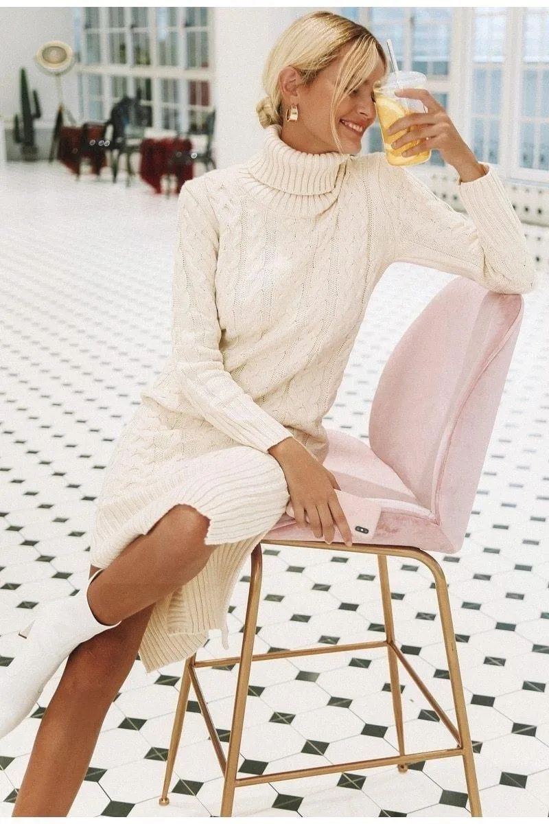 Robe longue bohème chic hiver