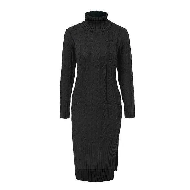 Robe longue bohème chic hiver