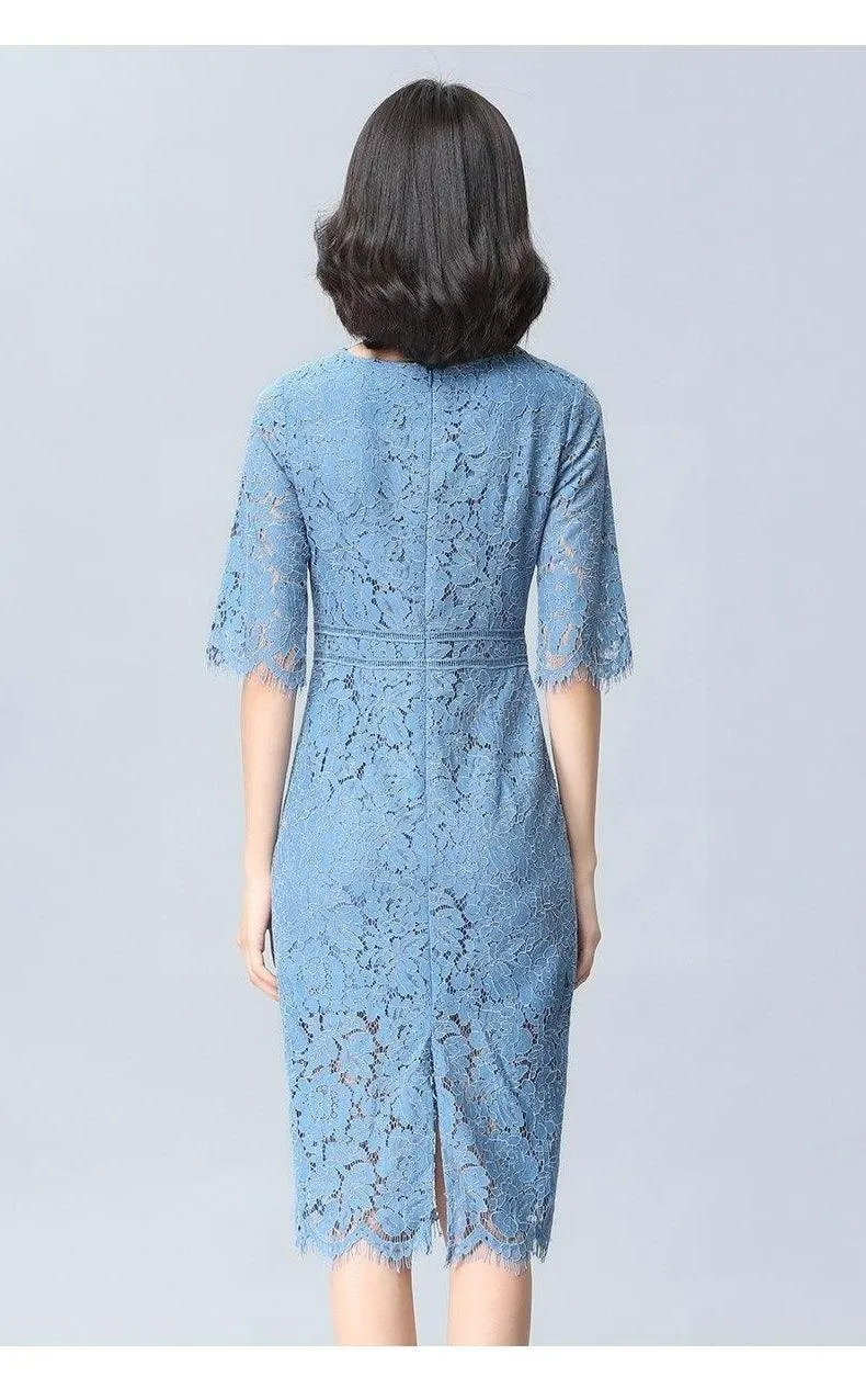 Robe longue dentelle boheme chic