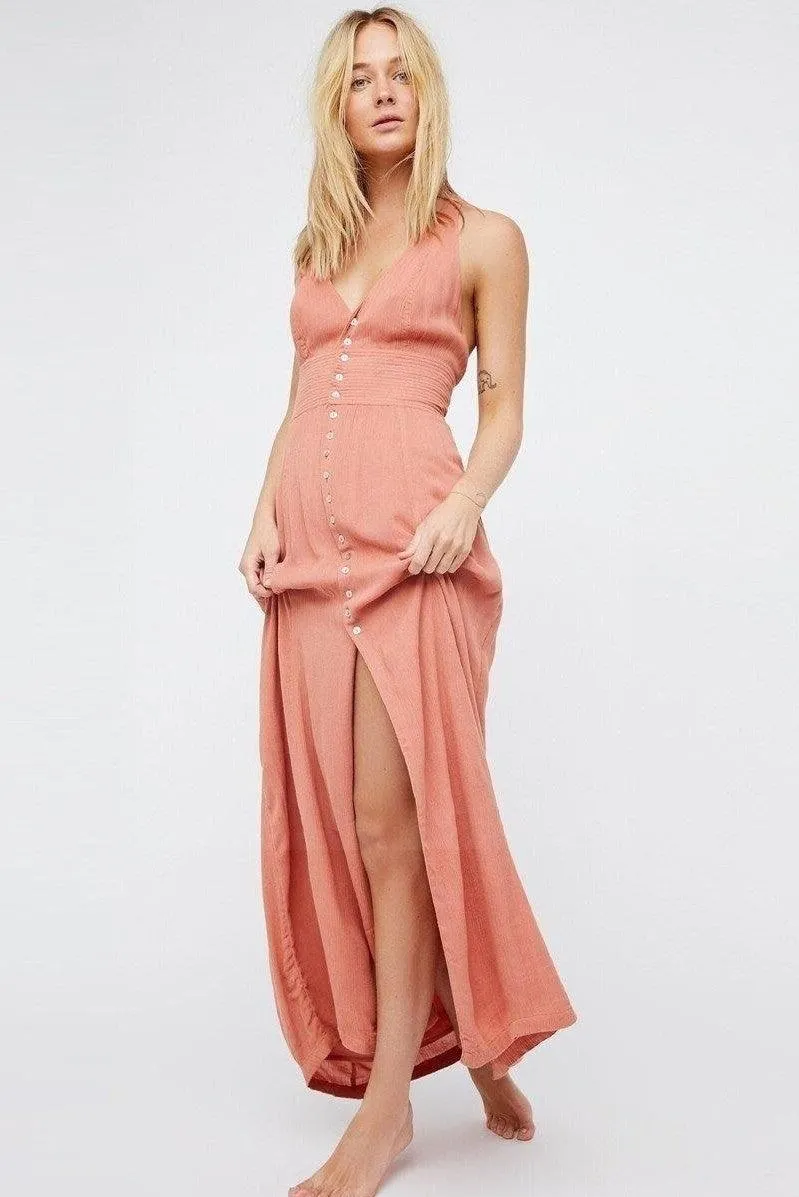 Robe longue hippie vintage
