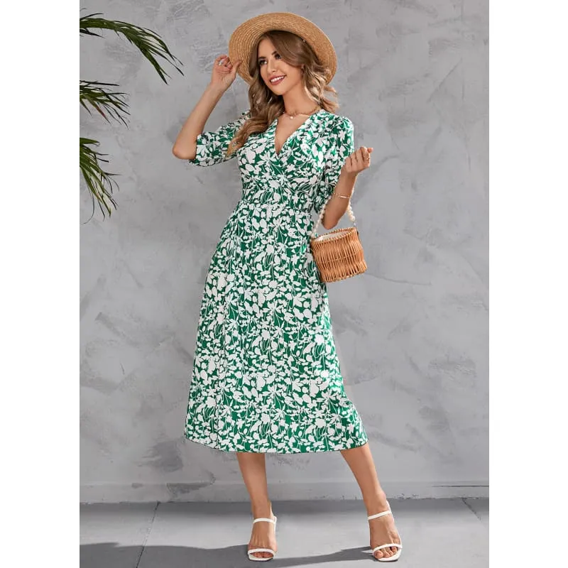 Robe mi longue boheme