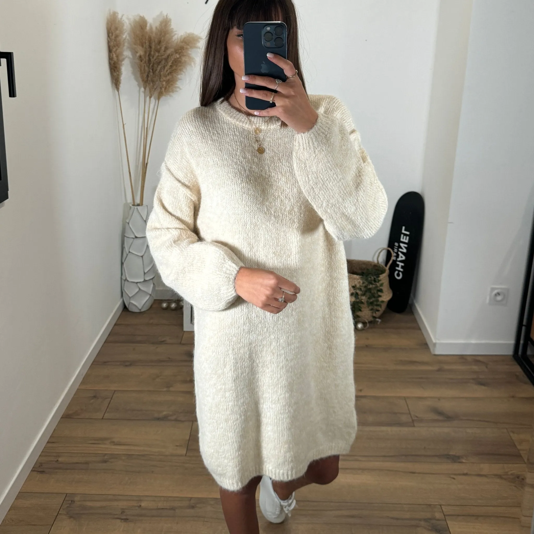 ROBE PULL BEIGE ADELINE