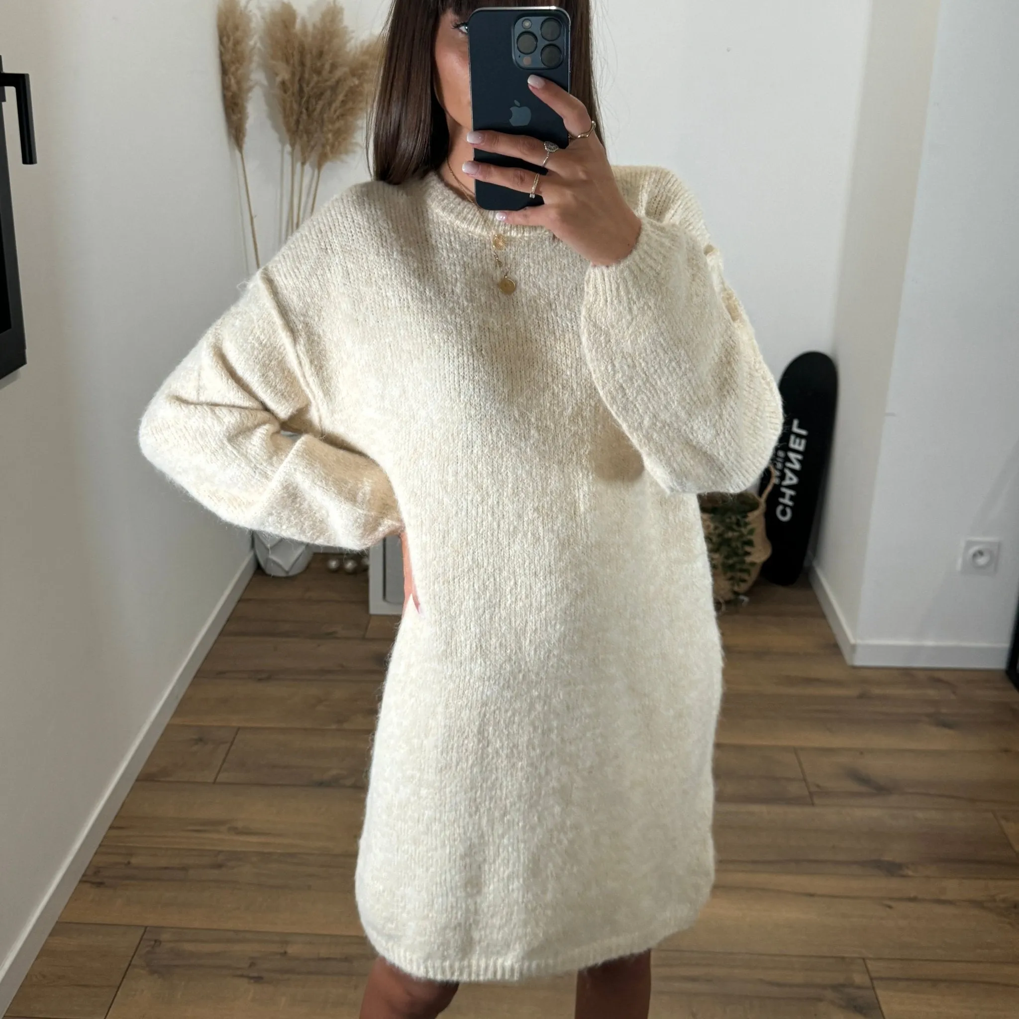 ROBE PULL BEIGE ADELINE