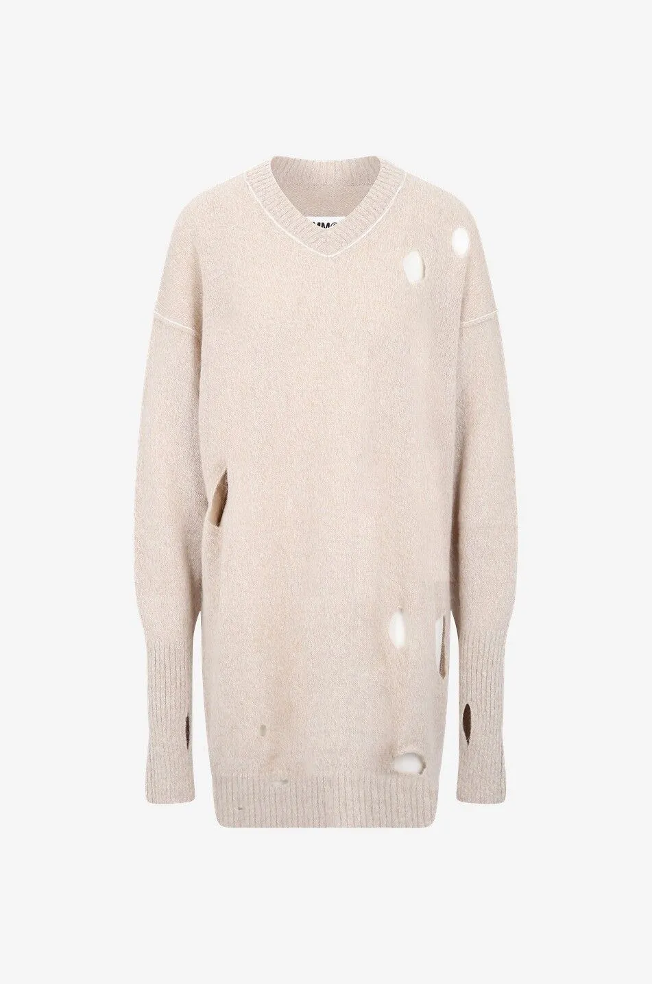 Robe pull courte en laine d'alpaga