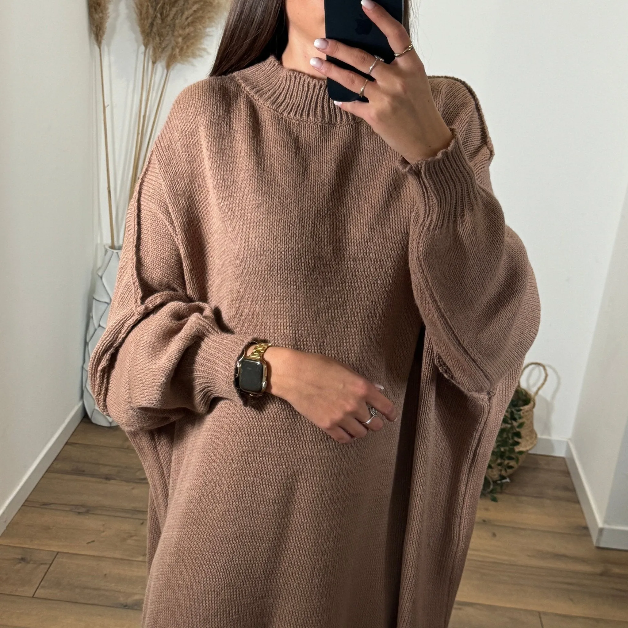 ROBE PULL MARRON SOLENA