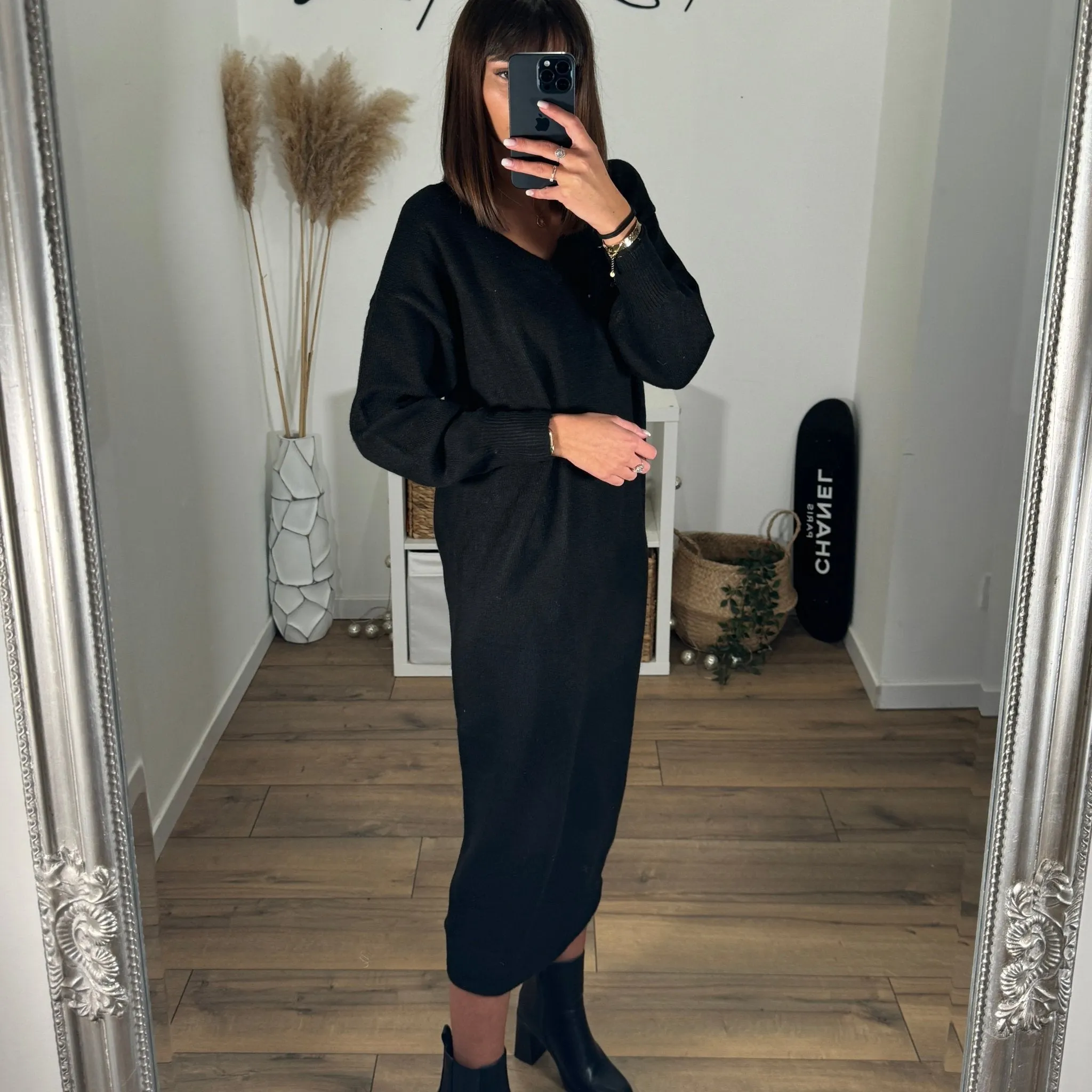 ROBE PULL NOIRE SUZY