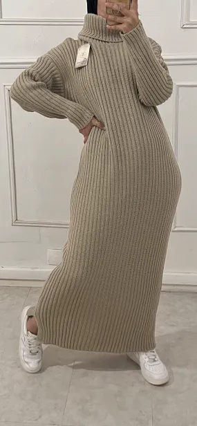 ROBE PULL RAKEL TAUPE