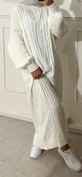 ROBE PULL SPRY BLANC