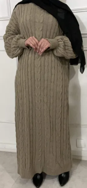 ROBE PULL SPRY TAUPE