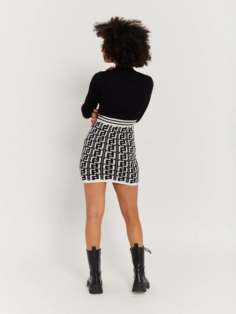 Robe pull style tailleur