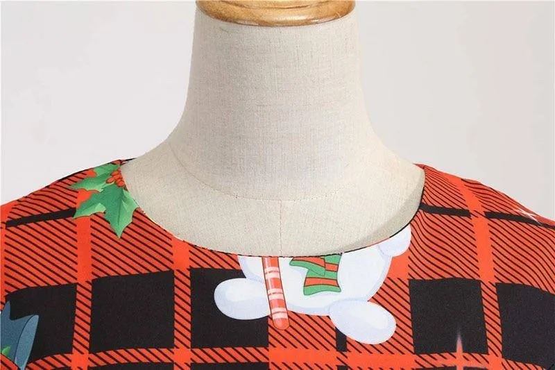 Robe vintage Motif de Noël 50's