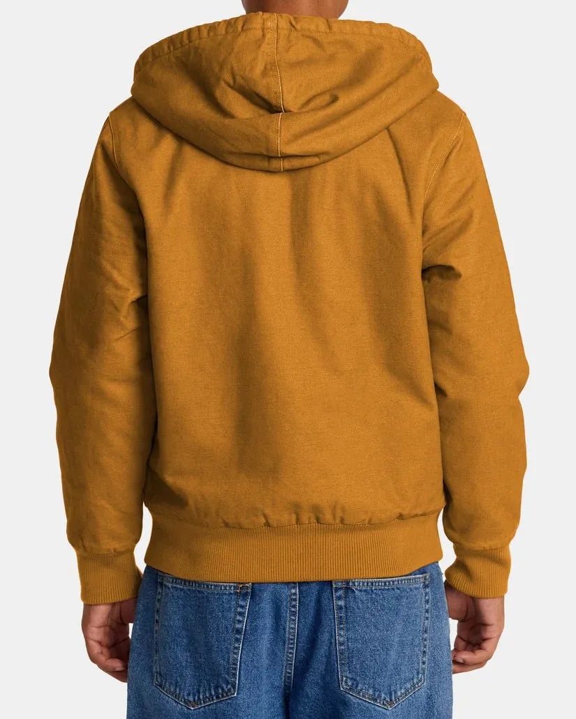 RVCA M CHAINMAIL HOODED JACKET