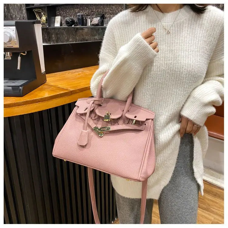Sac AirK pour femmes Mode Simplicité Sac à main en cuir véritable Sac à bandoulière Premium Sac à bandoulière exquis Style éléga