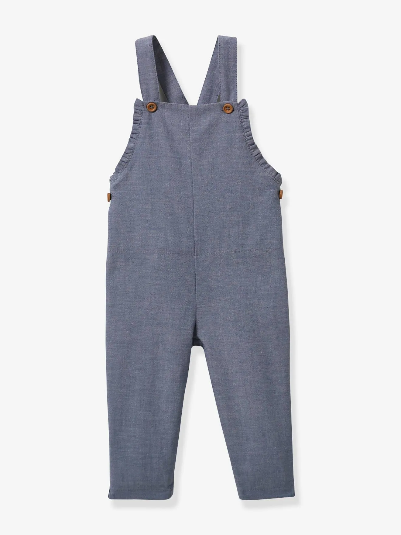 Salopette chambray bébé CYRILLUS bleu - Cyrillus