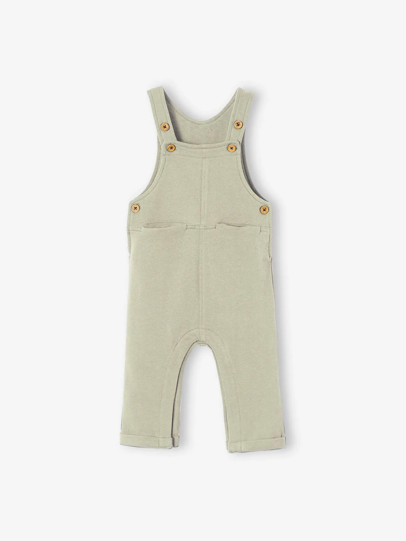Salopette en molleton bébé marine - Vertbaudet