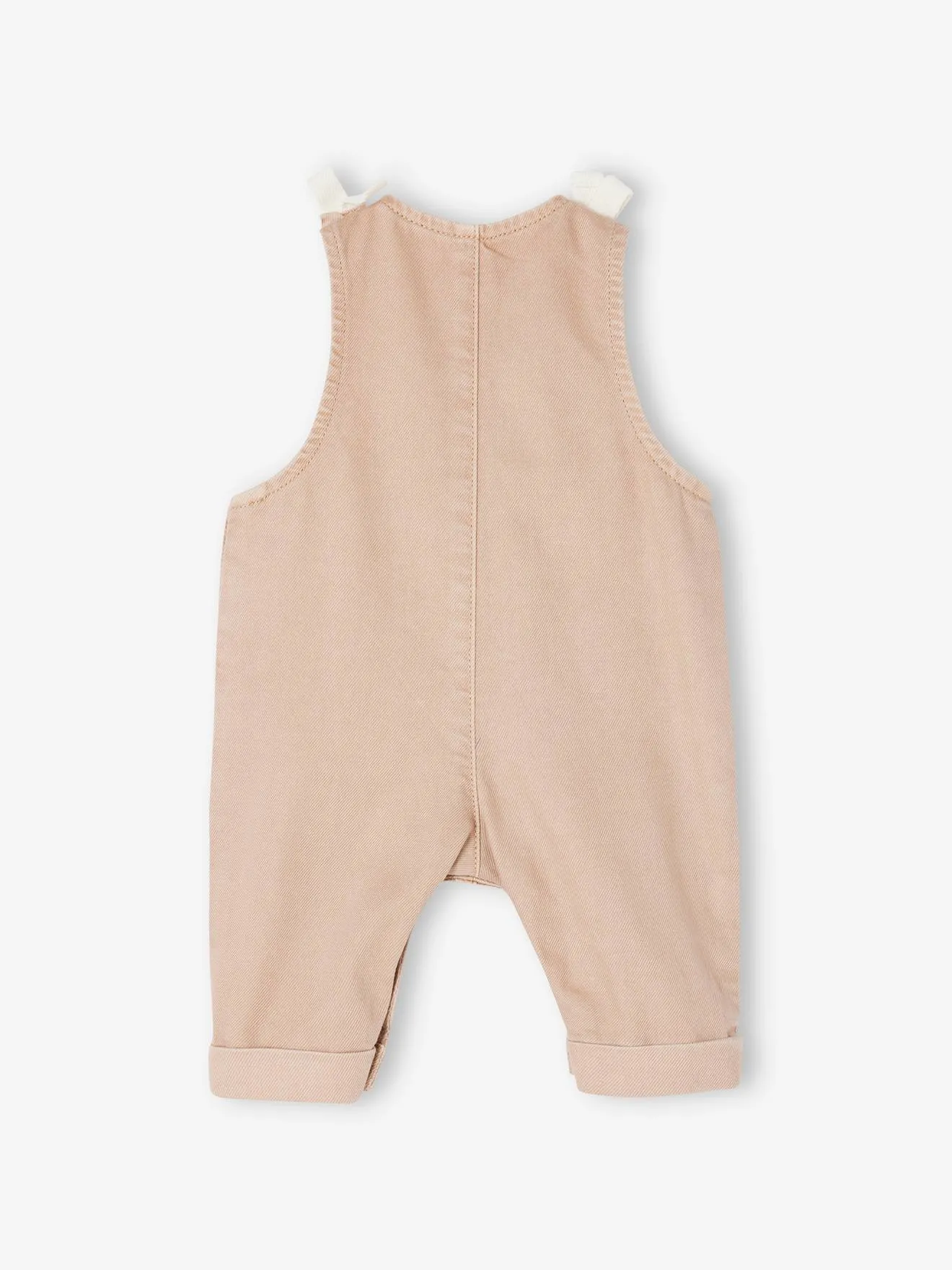 Salopette naissance avec noeud cappuccino - Vertbaudet