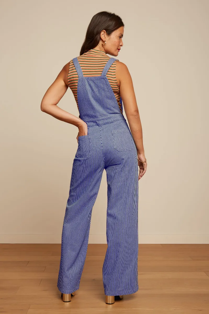 Salopette Osei Stripe - Denim Bleu
