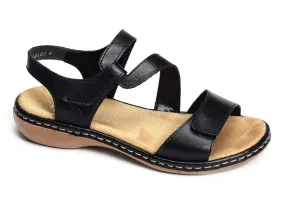 sandales et nu-pieds Rieker  659c7 noir 