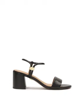 Sandales à talons noires