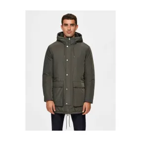 Selected - Parka d'hiver kaki