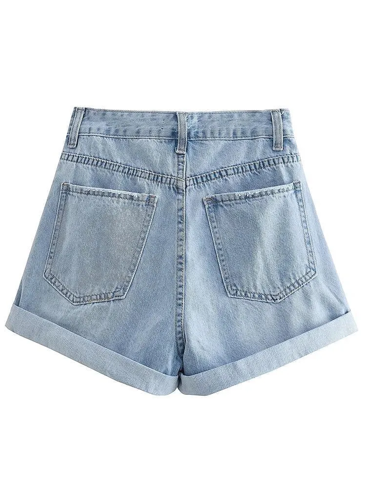 Short 90S Jeans Vintage Femme