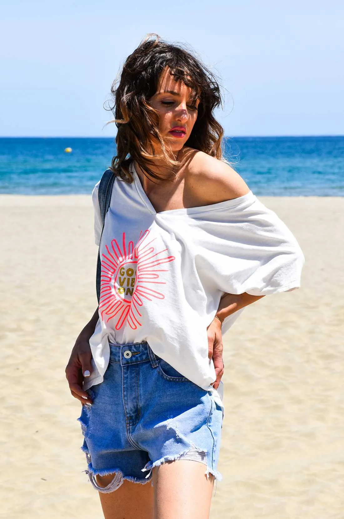 Short Griffe Jeans