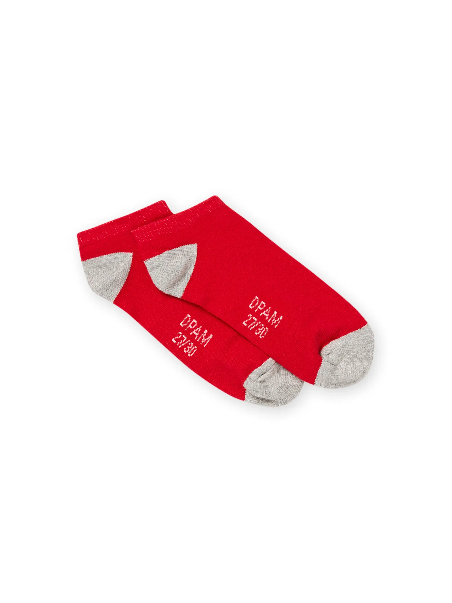 Socquettes rouges enfant garçon