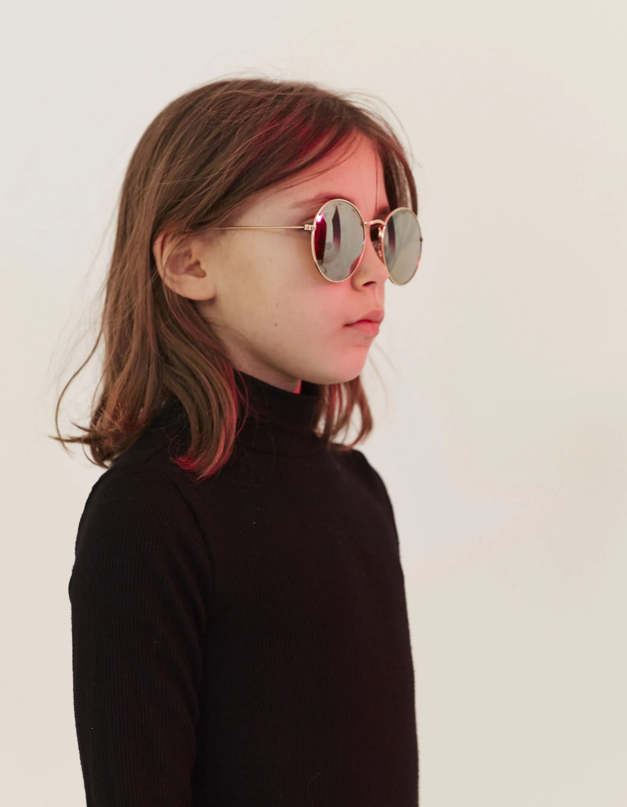 Sous-pull col roulé fille