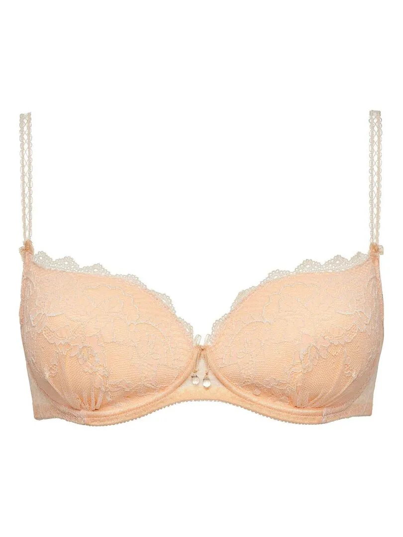 Soutien-gorge préformé Clarisse rose poudré - Rose