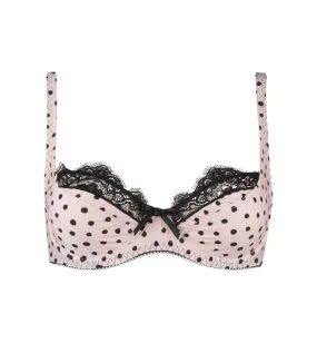 Soutien-gorge tulipe 12041 PN Pois Noir ANTIGEL | Lingerie Sipp