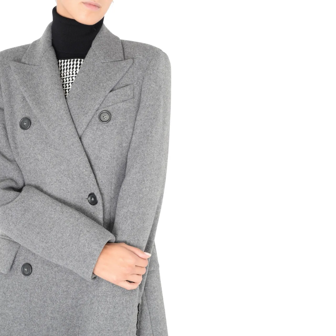 Sportmax Manteau gris 