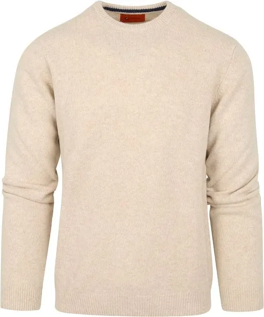 Suitable Pull Laine Col Rond Beige LMBS-O-23 kl 64415 Natura