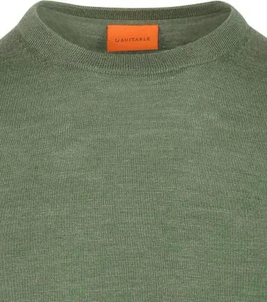 Suitable Pull Laine Mérino Vert Mid PU-MRI-O-24 225481 Mid 