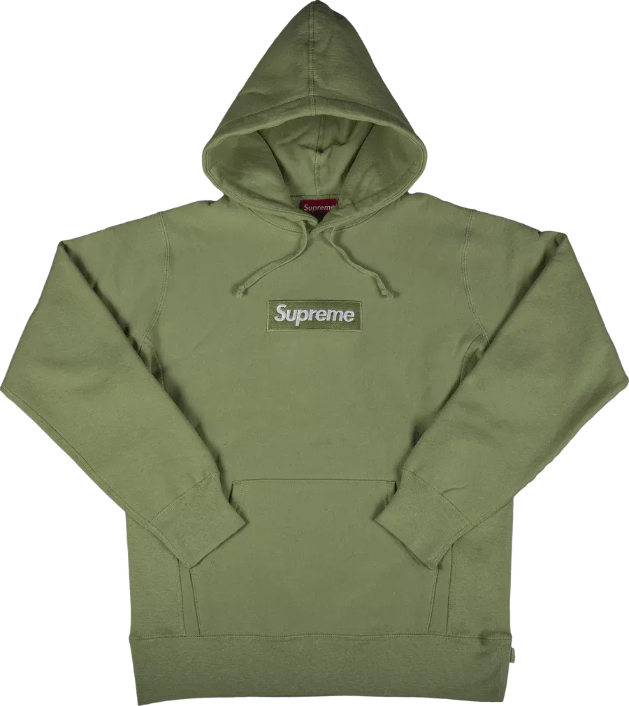 Supreme Box Logo Hooded Sweatshirt (FW23) Dark Sand