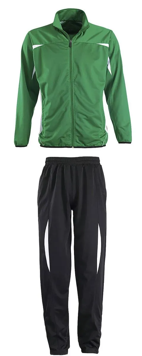 Survêtement sports - 90300 noir et vert - mixte homme femme 