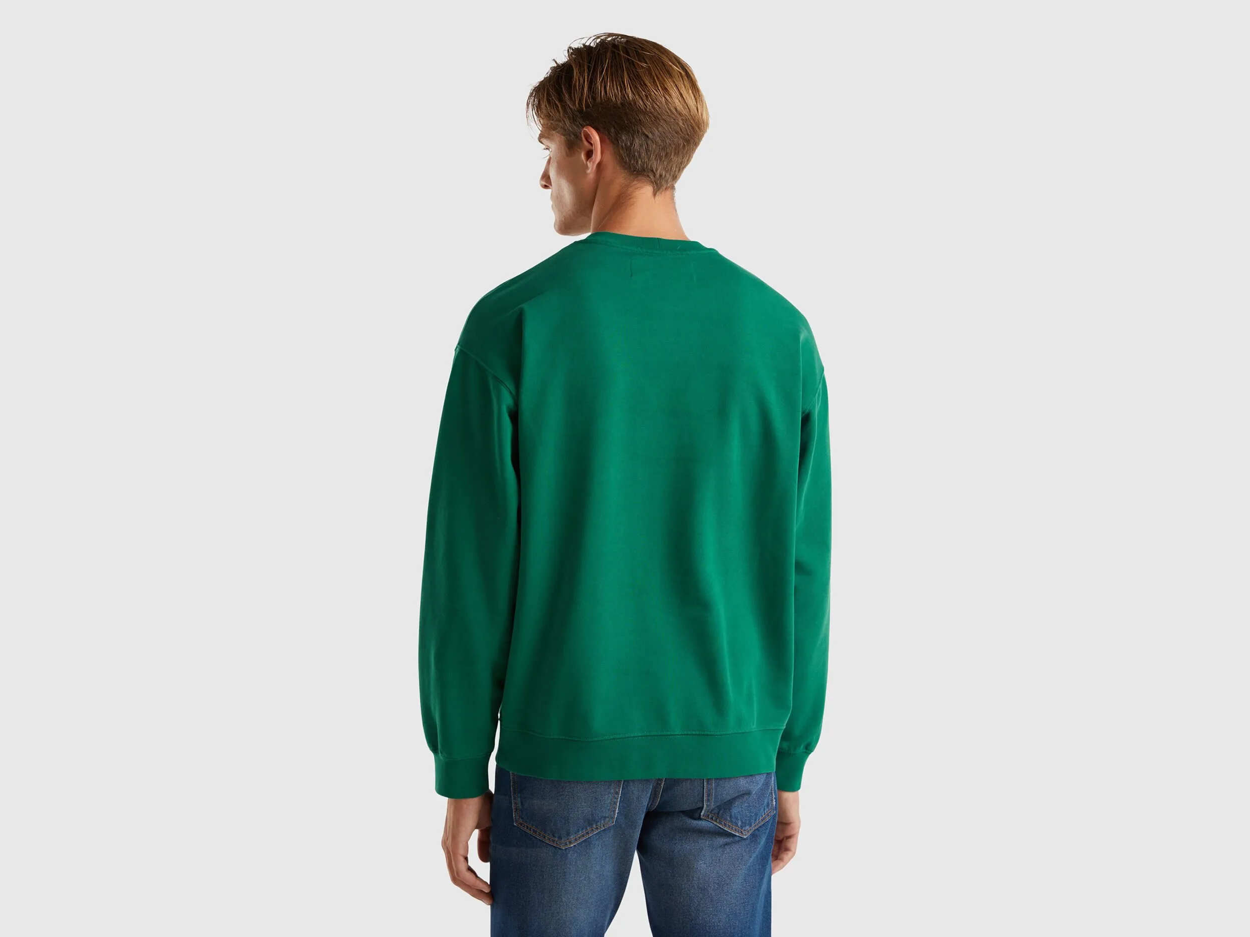 Sweat à col rond et imprimé logo