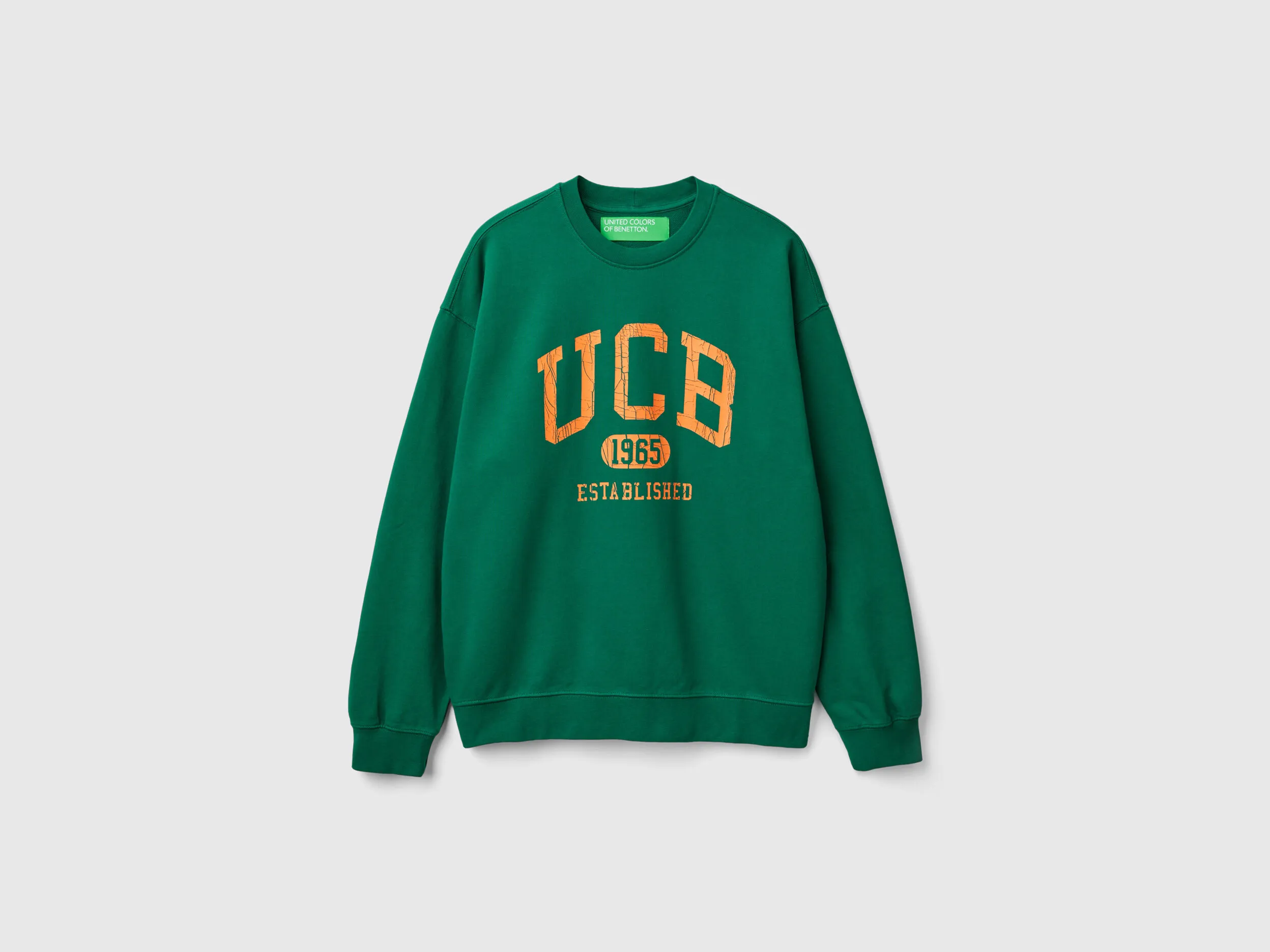 Sweat à col rond et imprimé logo