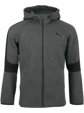 Sweat Evostripe Core Fz Hoodie - Gris