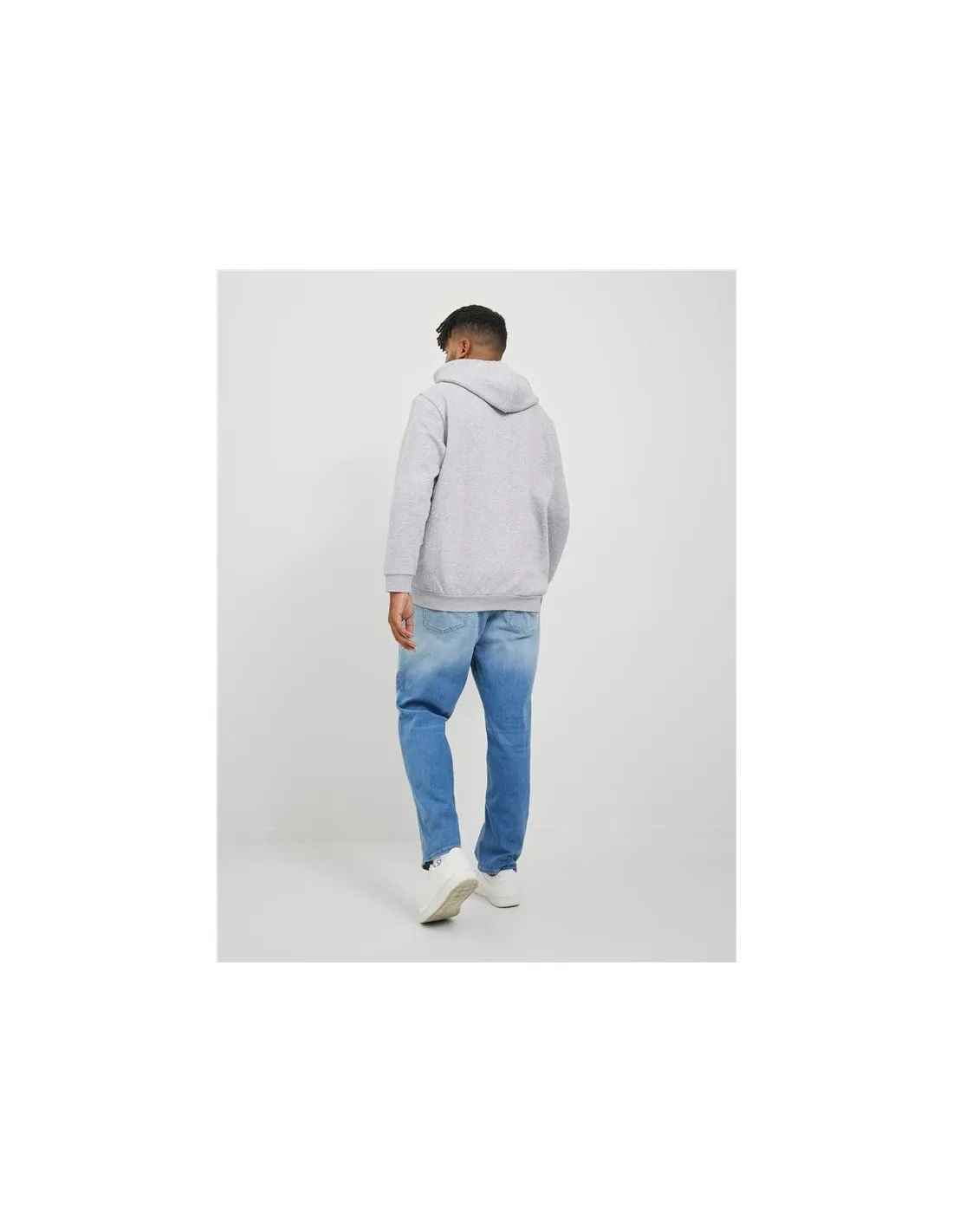 Sweat Homme Jack & Jones ebradley Mélange gris clair