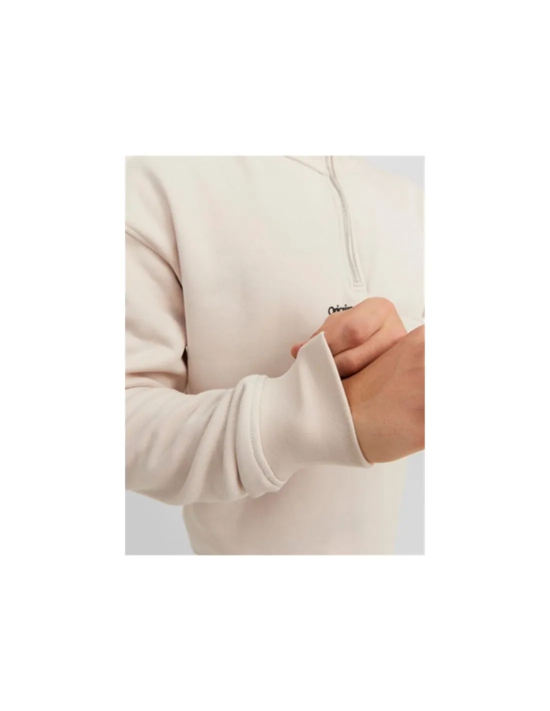 Sweat Homme Jack & Jones Jorvesterbro Quarter Zip Moonbeam