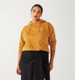 Sweat-shirt à capuche Femme - Safran foncé