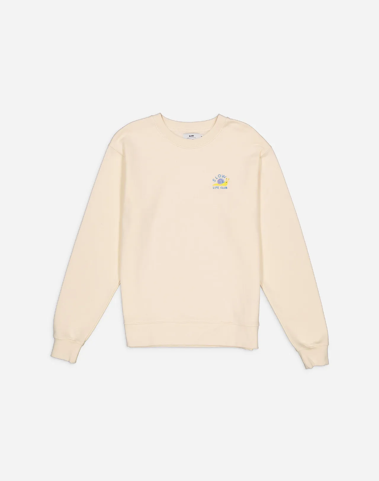 Sweat Slow Life ivoire Taille S Couleurs Ivoire