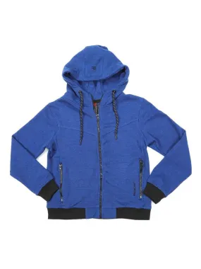 Sweat zippé capuche WEWAK-J - Bleu roi