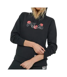Sweat à capuche Noir Femme Fila Bellagio