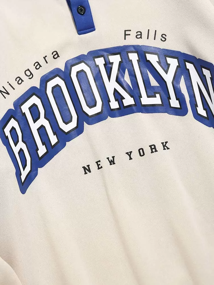 Sweatshirt Vintage Bleu
