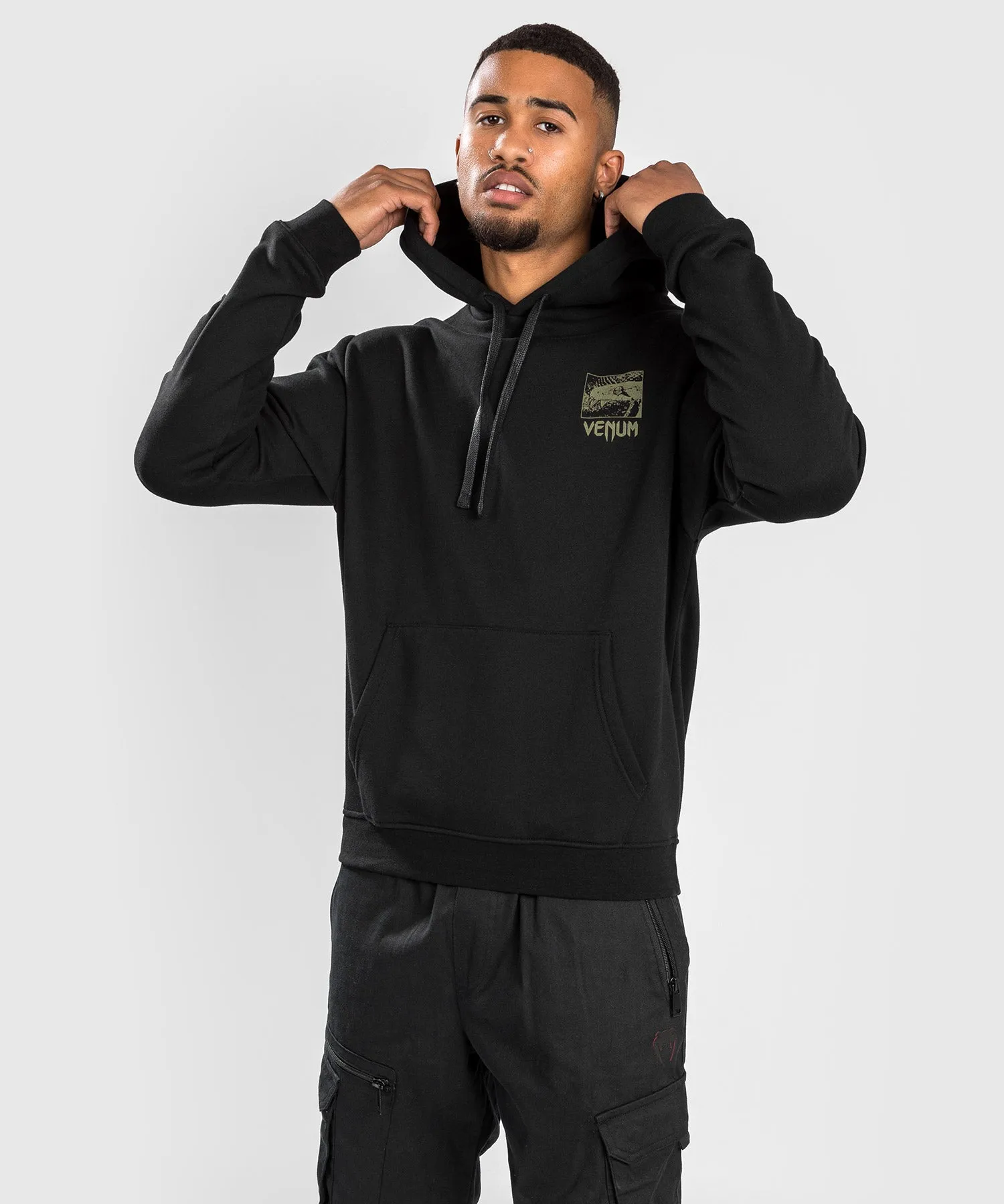 Sweatshirt à Capuche Venum Fangs - Coupe Droite - Noir